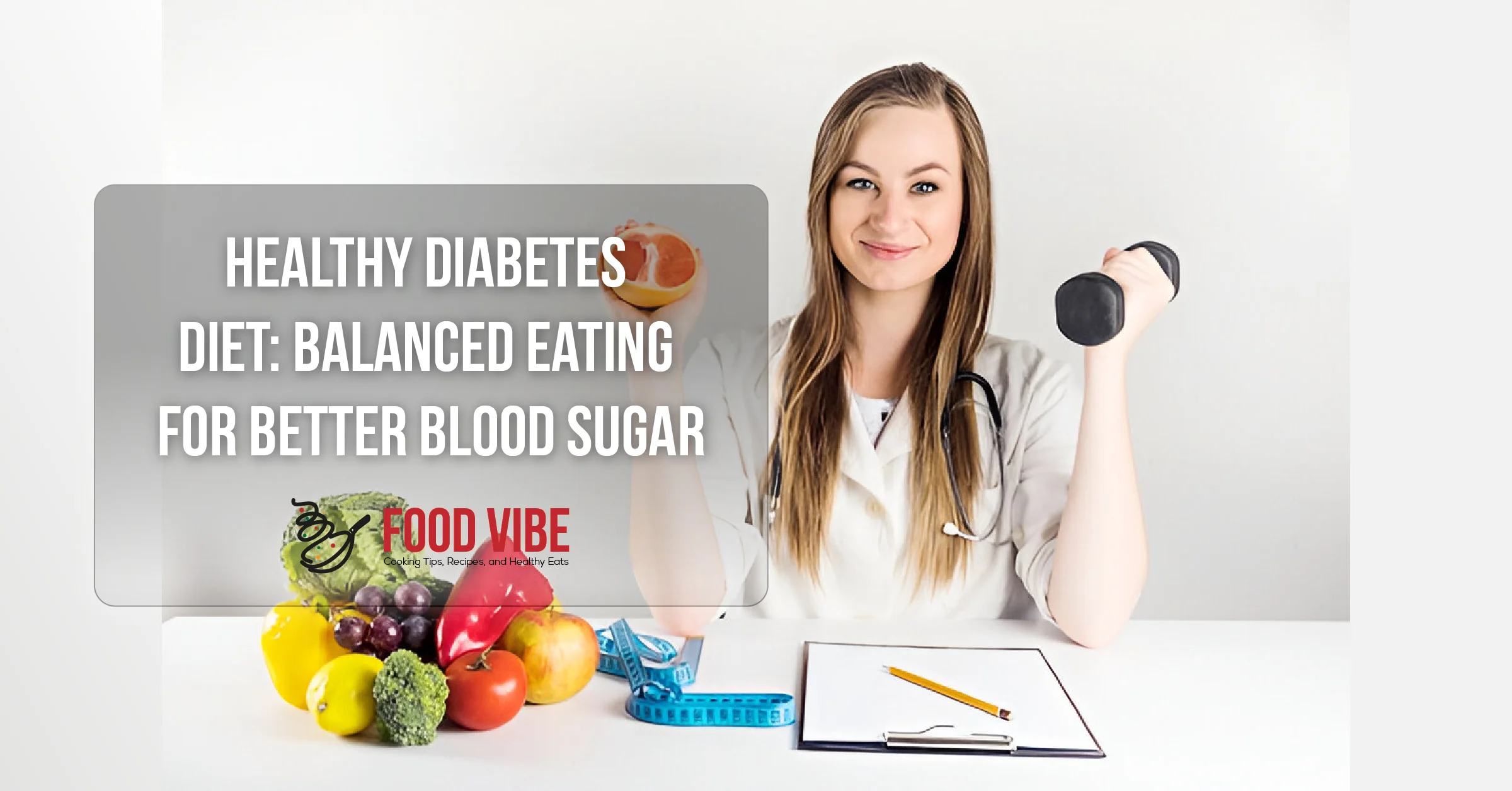 What is a healthy, balanced diet for diabetes?